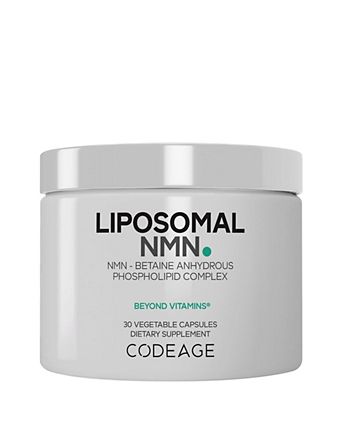 Liposomal NMN & Betaine Anhydrous TMG Capsules Supplement, NAD + Precursor, Vegan