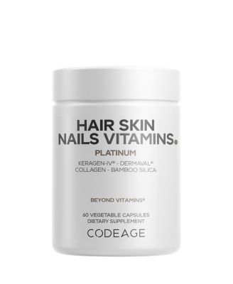  Hair Skin Nails Vitamins Platinum, Keratin, Dermaval, Biotin, Collagen, Vitamin C, HA