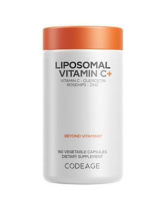 Liposomal Vitamin C 1500mg, Zinc, Elderberry, Citrus Bioflavonoids, Quercetin & Rose Hips