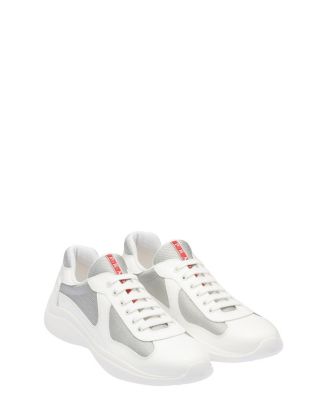  Men's Patent Leather and Technical Fabric America's Cup Sneakers