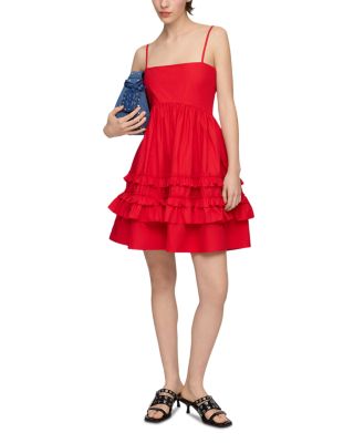 Cotton Poplin Mini Dress