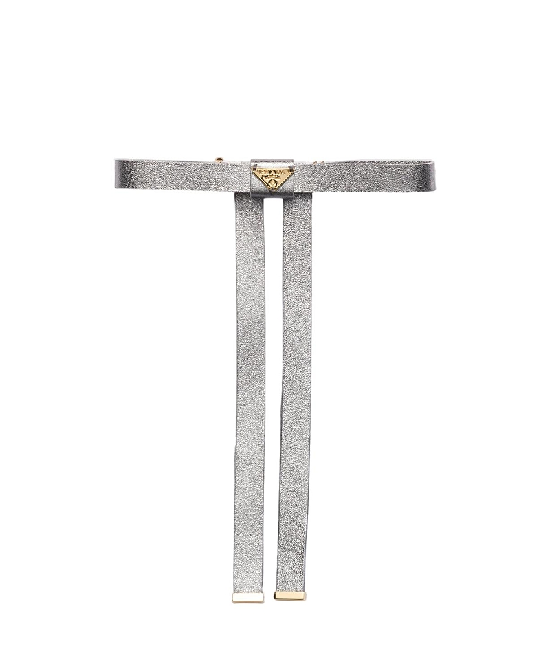 Prada Nappa Leather Hair Clip