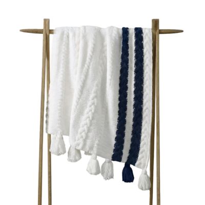 Striped Snug Braided Throw