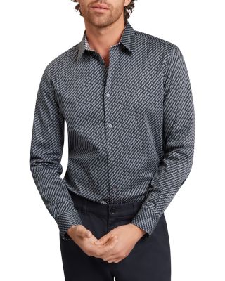 Ted Baker Grelish Slim Fit Micro Pattern Shirt