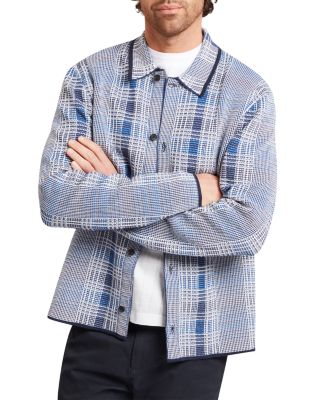 Mosens Check Stitch Button Jacket