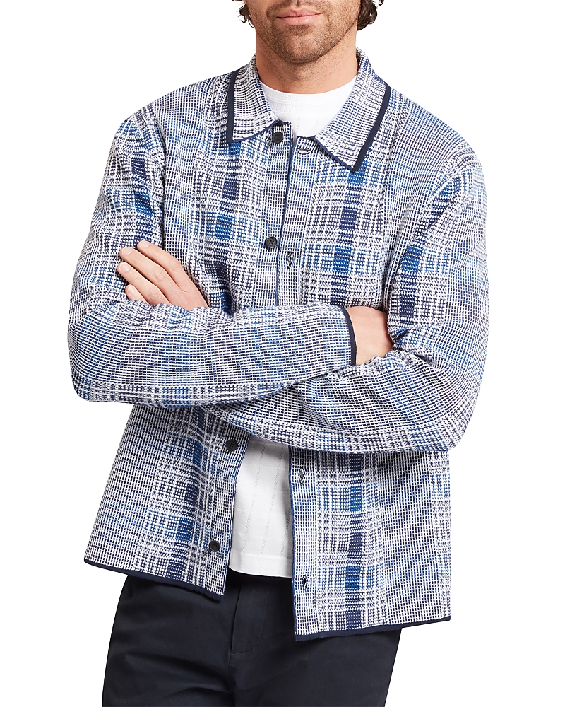 Ted Baker Mosens Check Stitch Button Jacket