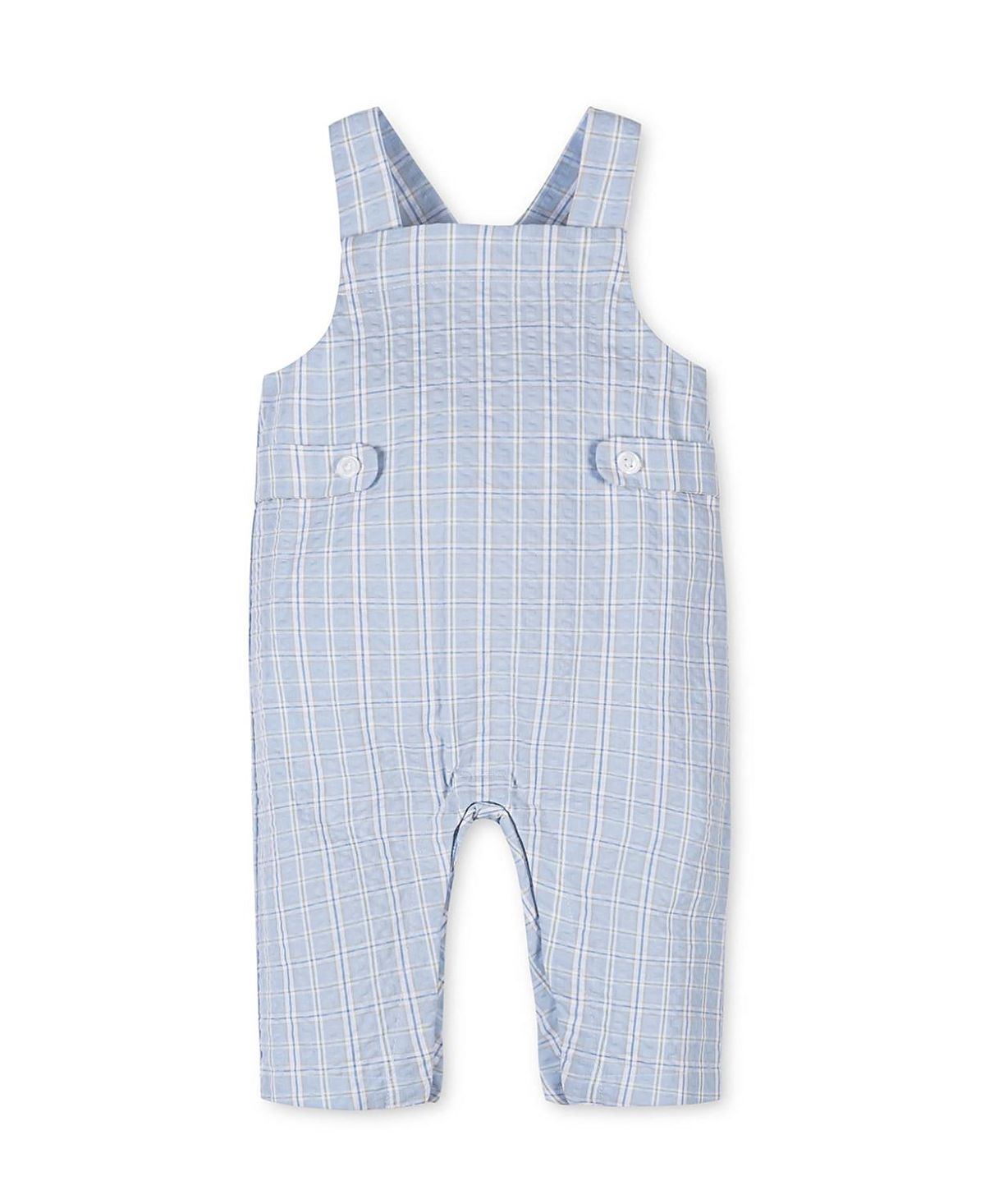 Hope & Henry Unisex Organic Seersucker Overall - Baby