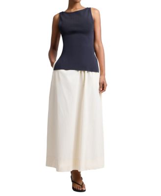 Onia Boatneck Mix Media Dress