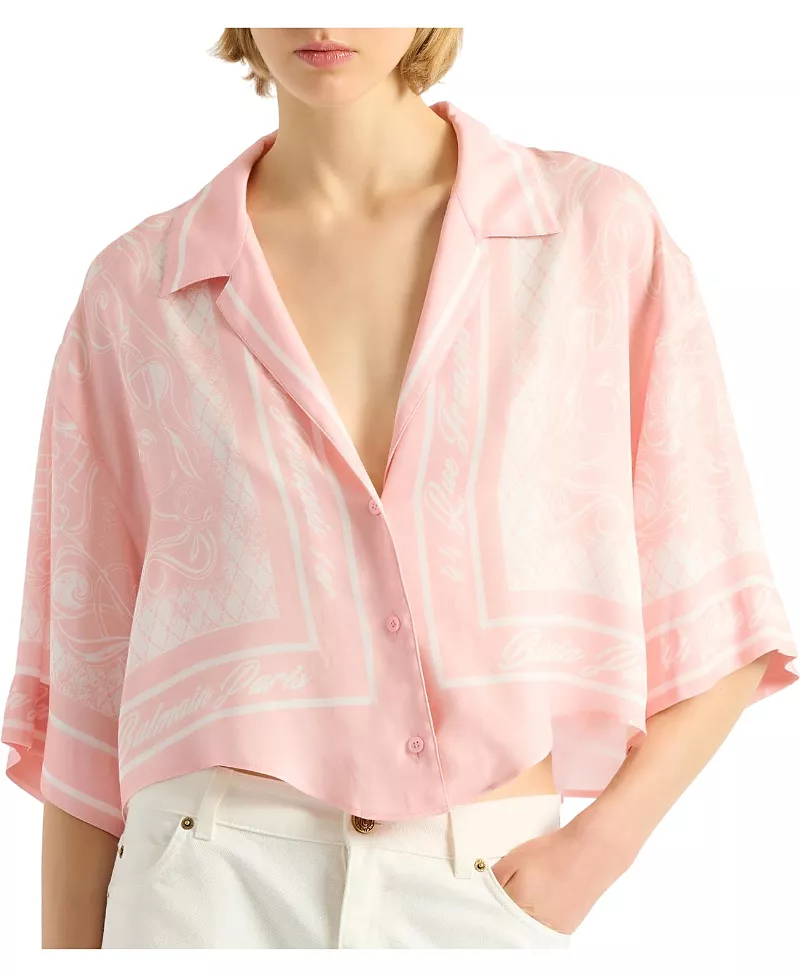 Balmain Printed Foulard Pyjama Shirt