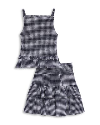 Girls' Gingham Top & Skirt Set, Little Kid, Big Kid - Exclusive