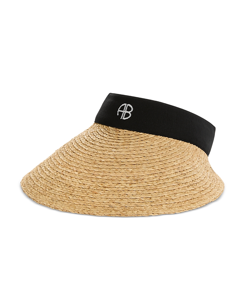Anine Bing Venus Raffia Visor