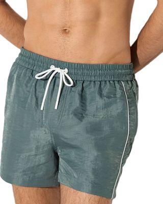 Breeze Piped Detail Drawstring 4.9" Swim Shorts