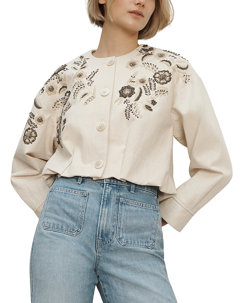 Veronica Beard Emeren Embroidered Jacket