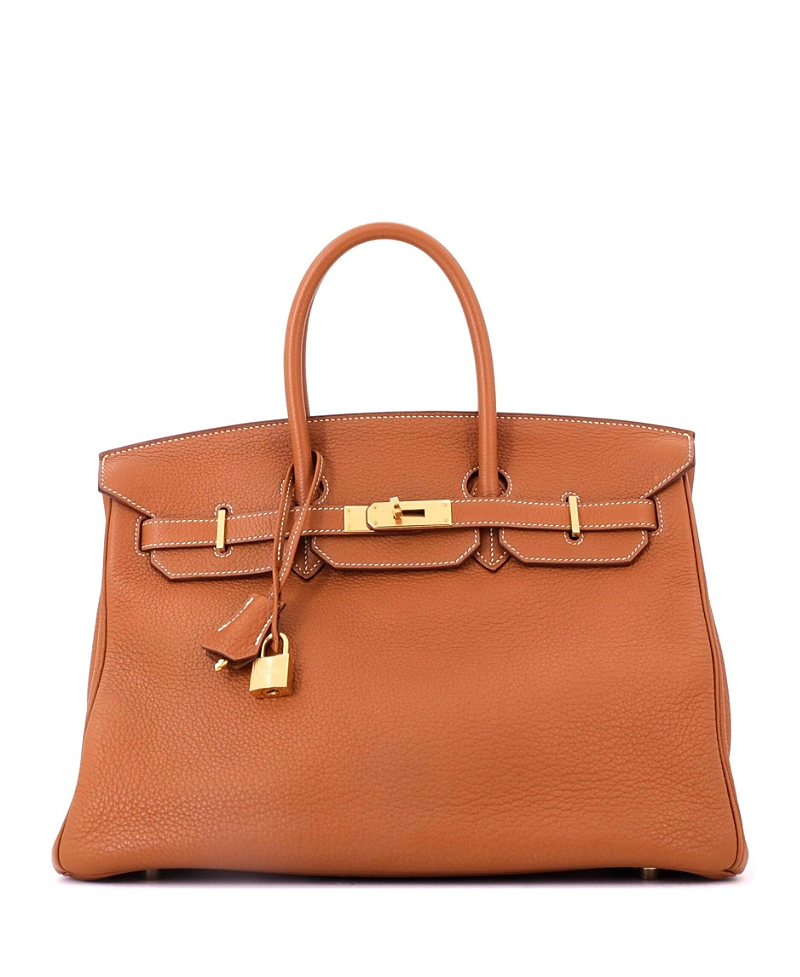 Pre-owned Pre-owned Hermes Hermes Birkin 35 Handbag Brown Togo With Gold Hardware