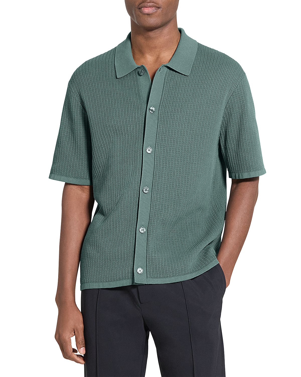 Theory Short Sleeve Button Down Shirt