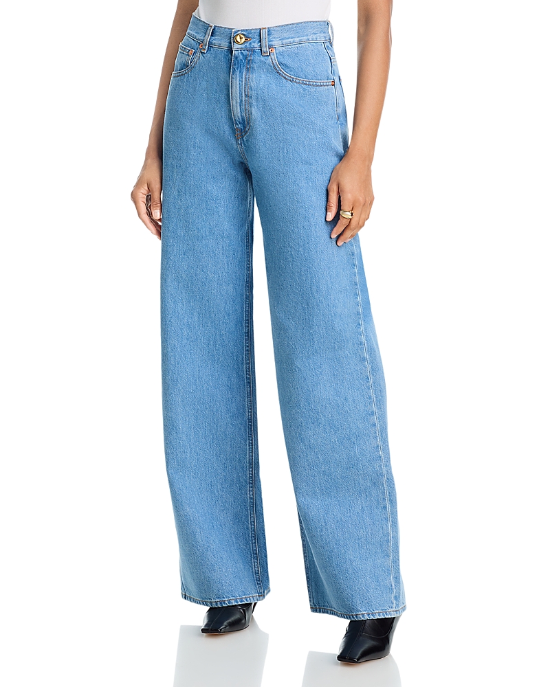 Blaze Milano Nariida Java Wide Leg Jeans in Maya