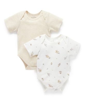 Unisex 2 Pack Short Sleeve Bodysuit - Baby