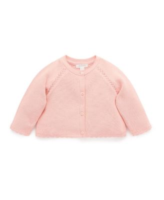 Girls' Scalloped Knit Cardigan - Baby