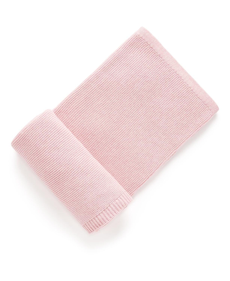 Purebaby Girls' Textured Knit Blanket - Baby