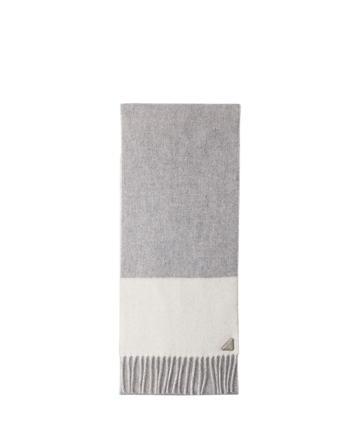 Prada Symbole Double Wool and Cashmere Scarf