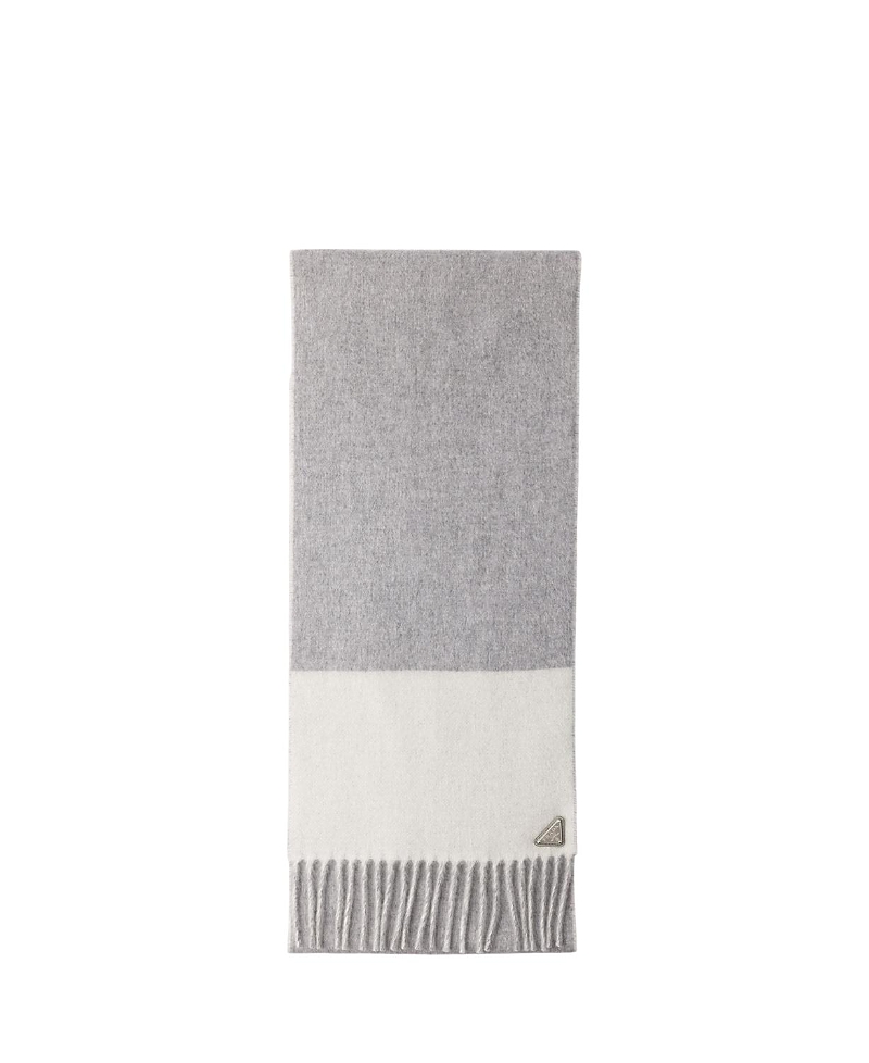 Prada Symbole Double Wool and Cashmere Scarf