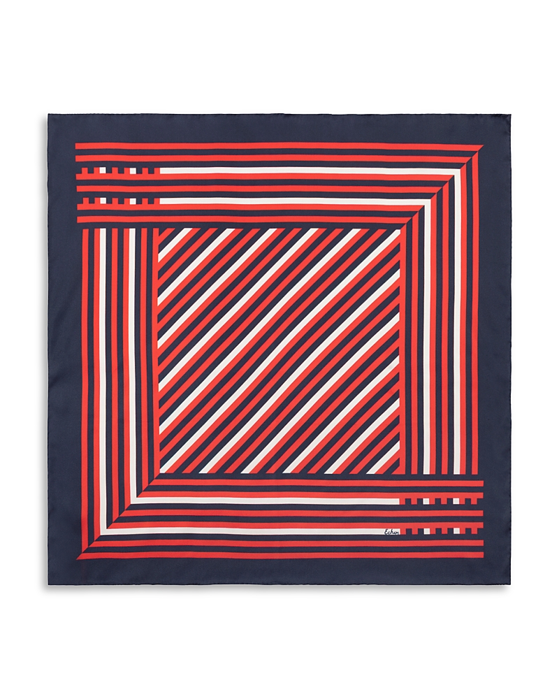 Echo Stripes Silk Scarf