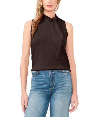 CeCe Tie Neck Tank Top
