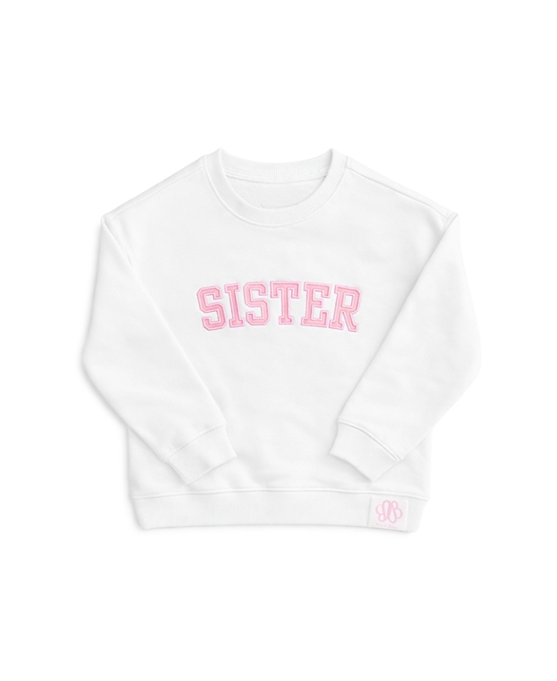 Bits & Bows Girls' Sister Crewneck Sweatshirt - Baby, Little Kid, Big Kid