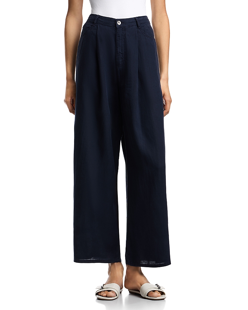 Emporio Armani Linen Balloon Pants