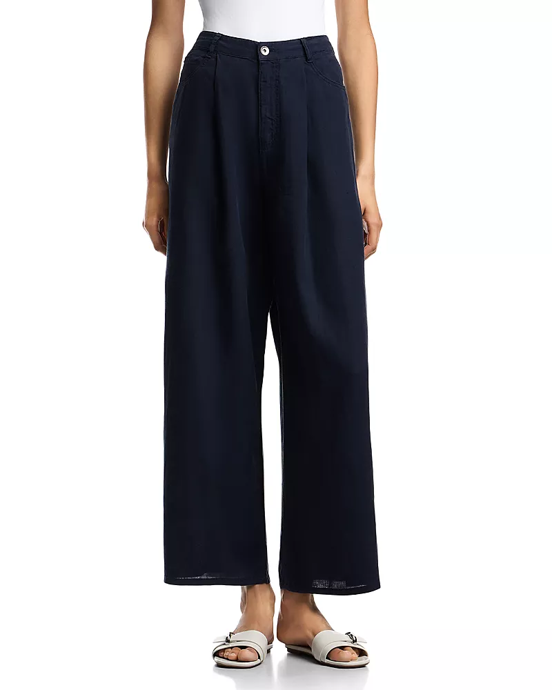 Emporio Armani Linen Balloon Pants