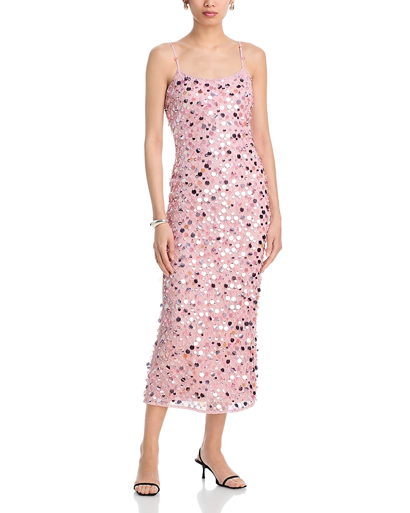 Aqua x Agua Bendita Paillette Embellished Maxi Dress - Exclusive