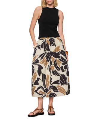 Sandbar Mix Media Midi Dress