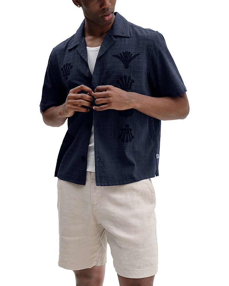 Wax London Curzon Check Embroidered Shirt