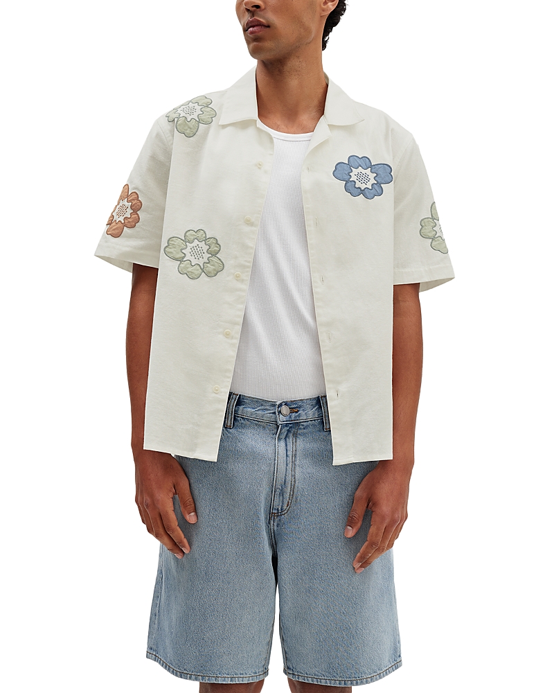Wax London Didcot Floral Graphic Shirt