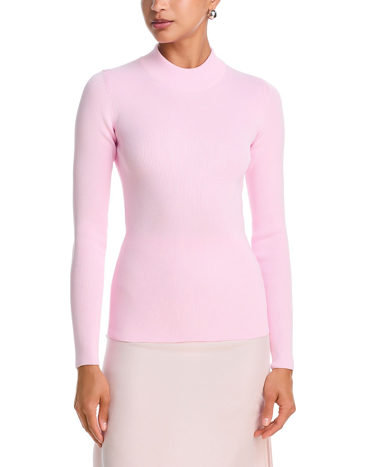 Jil Sander Long Sleeve Mock Neck Sweater