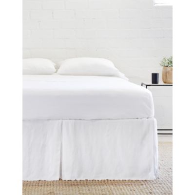 Pleated Linen Bedskirt
