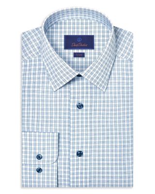 Trim Fit Dobby Check Dress Shirt