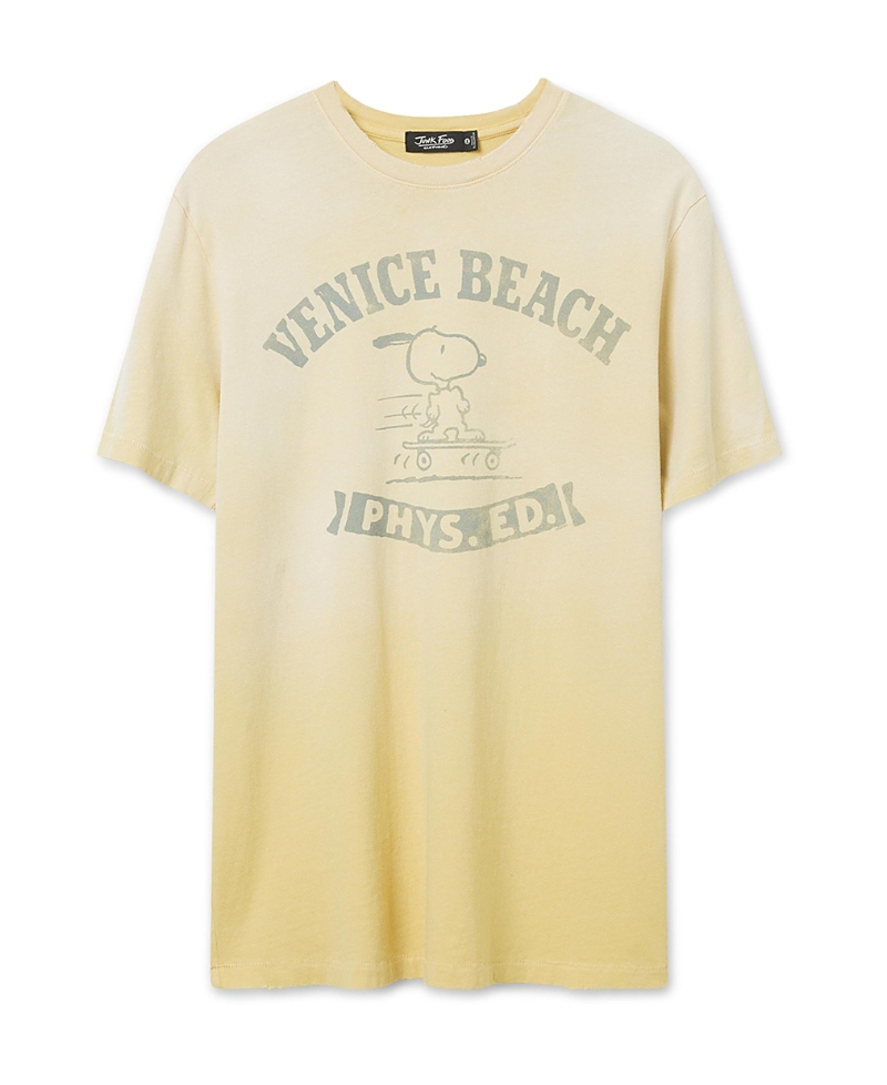 Junk Food Clothing Unisex Snoopy Venice Beach Vintage Tee