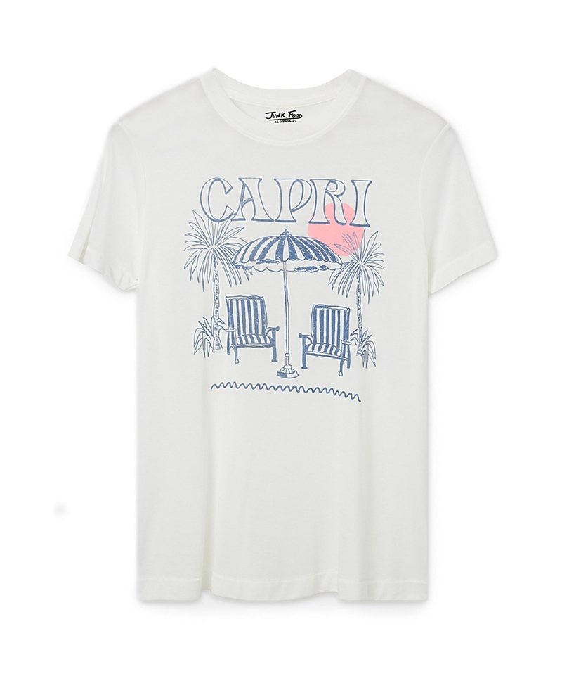 Junk Food Clothing Women's Capri Vintage Tissue Tee