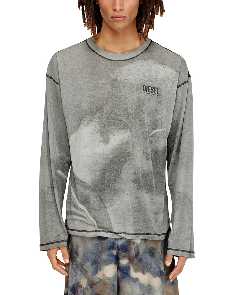 Diesel Trompe L'oeil Logo Graphic Shirt