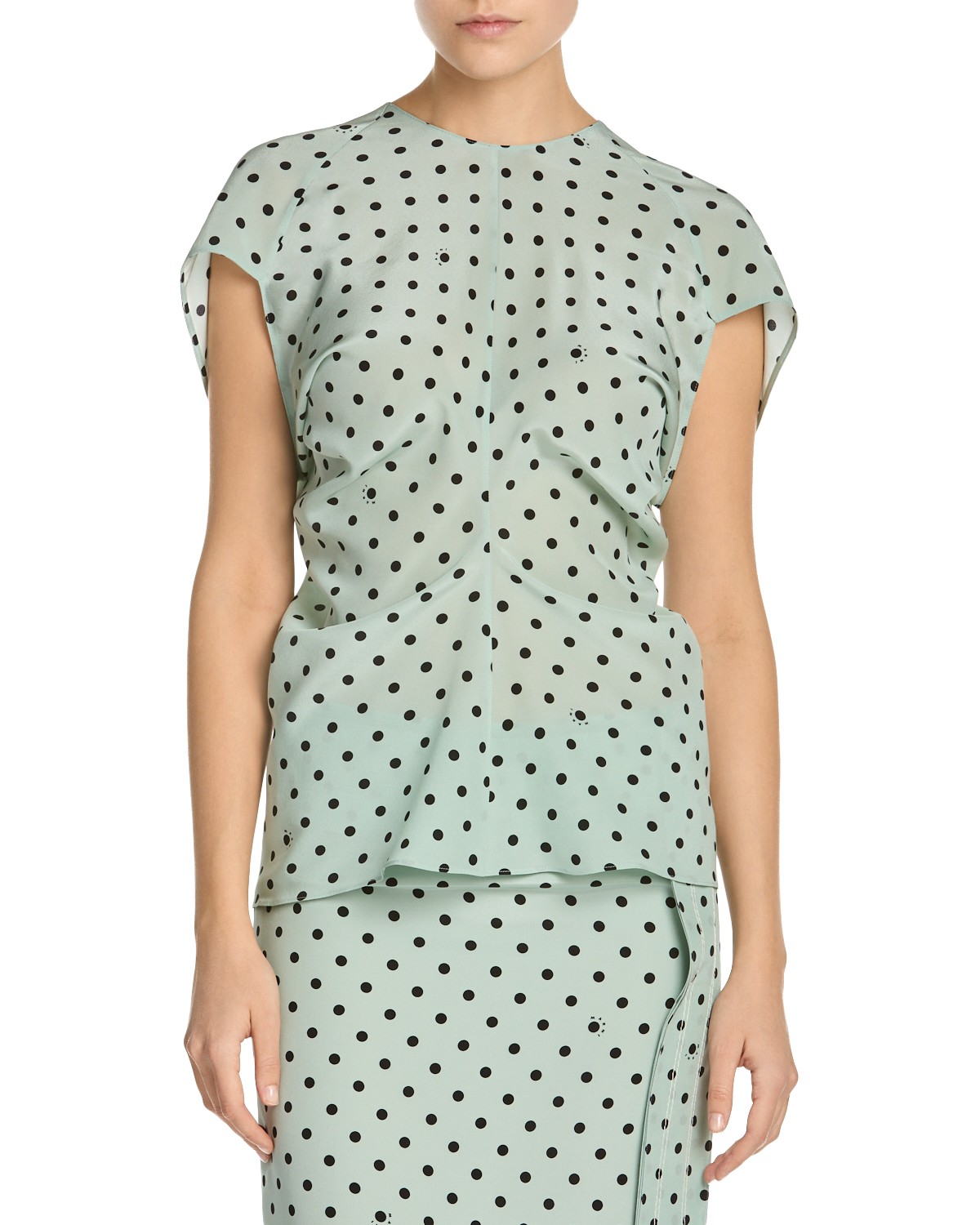 Marni Polka Dot Top in Mint