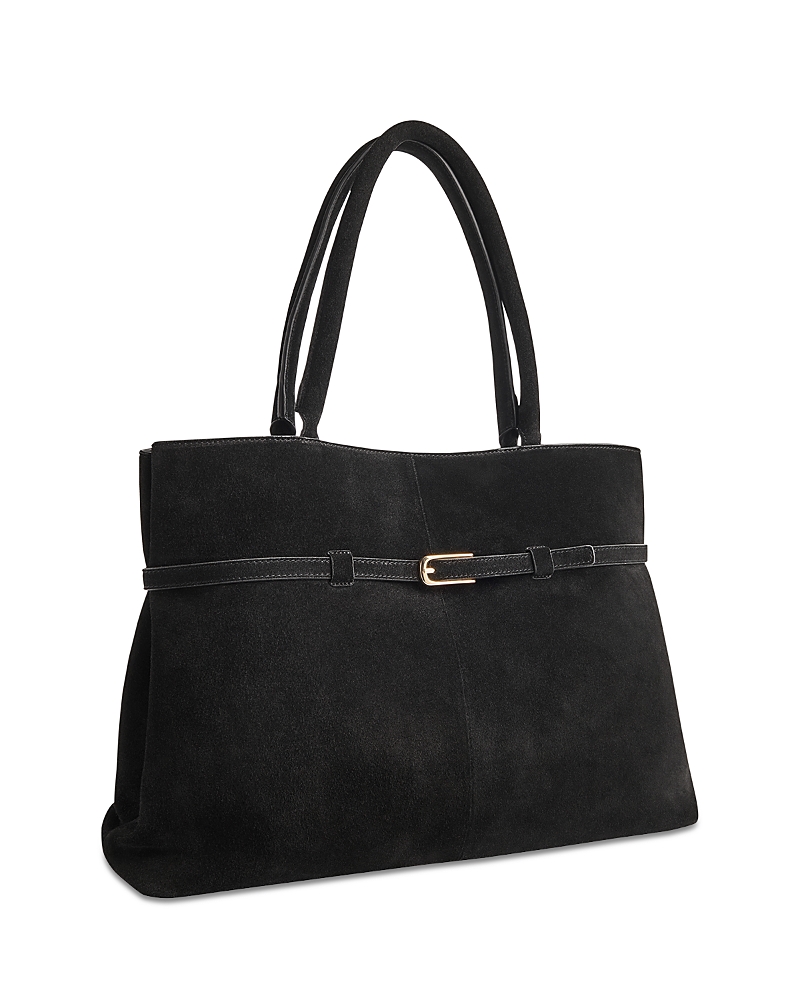 Whistles Noelle Suede Buckle Tote
