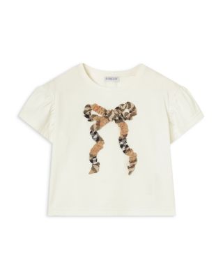 Girls' Check Bow Cotton Tee - Little Kid, Big Kid