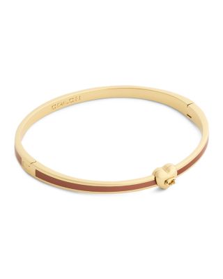 Signature C Heart Bangle Bracelet