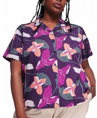 Plus The Everyday Camp Button Up Shirt