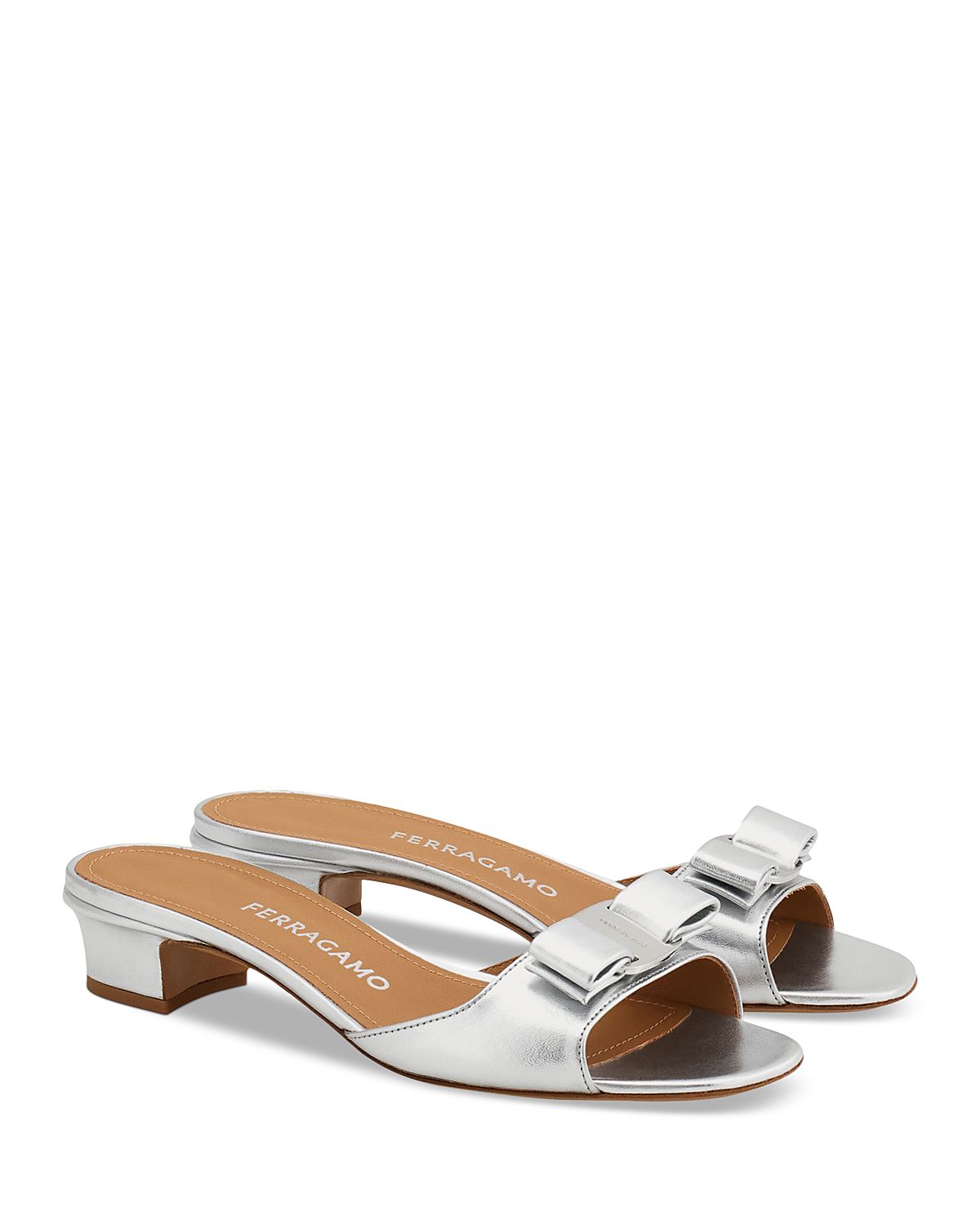 Ferragamo Women's Vanilla Slide Sandals