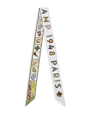 Game Silk Skinny Scarf