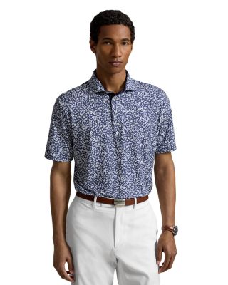 Floral Performance Polo Shirt