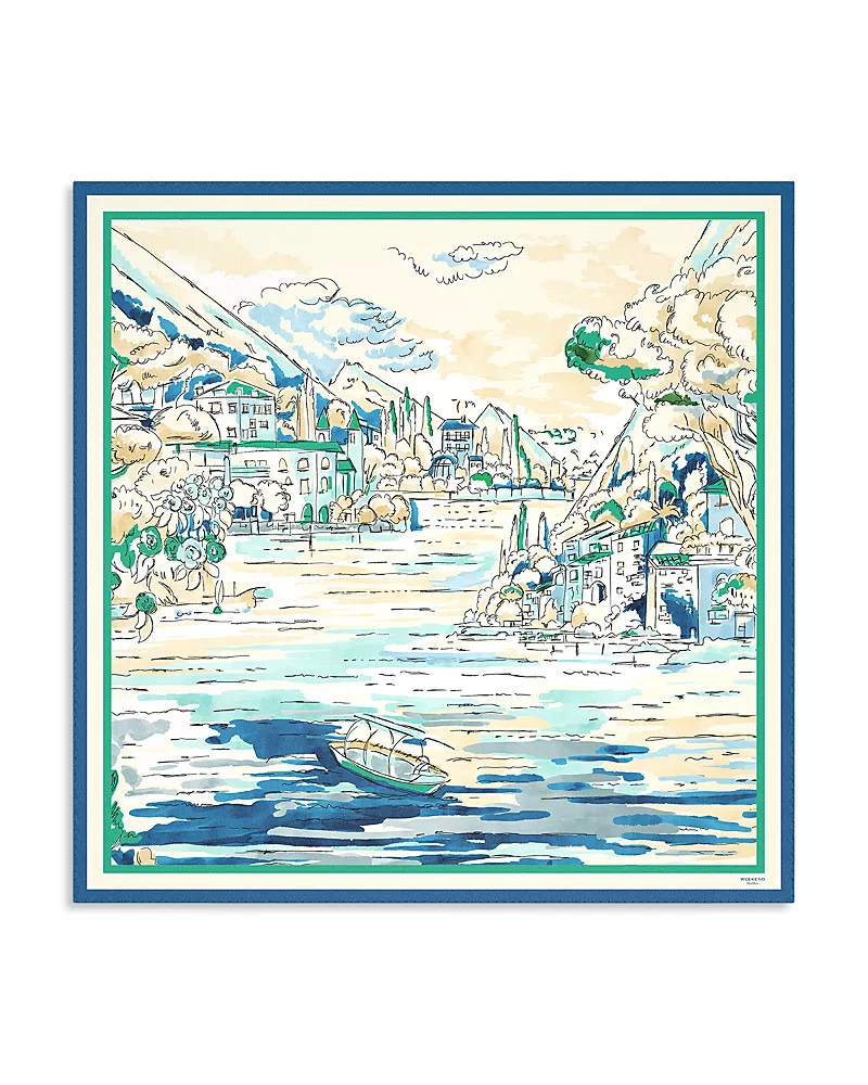 Weekend Max Mara Mkaonesto Silk Print Scarf