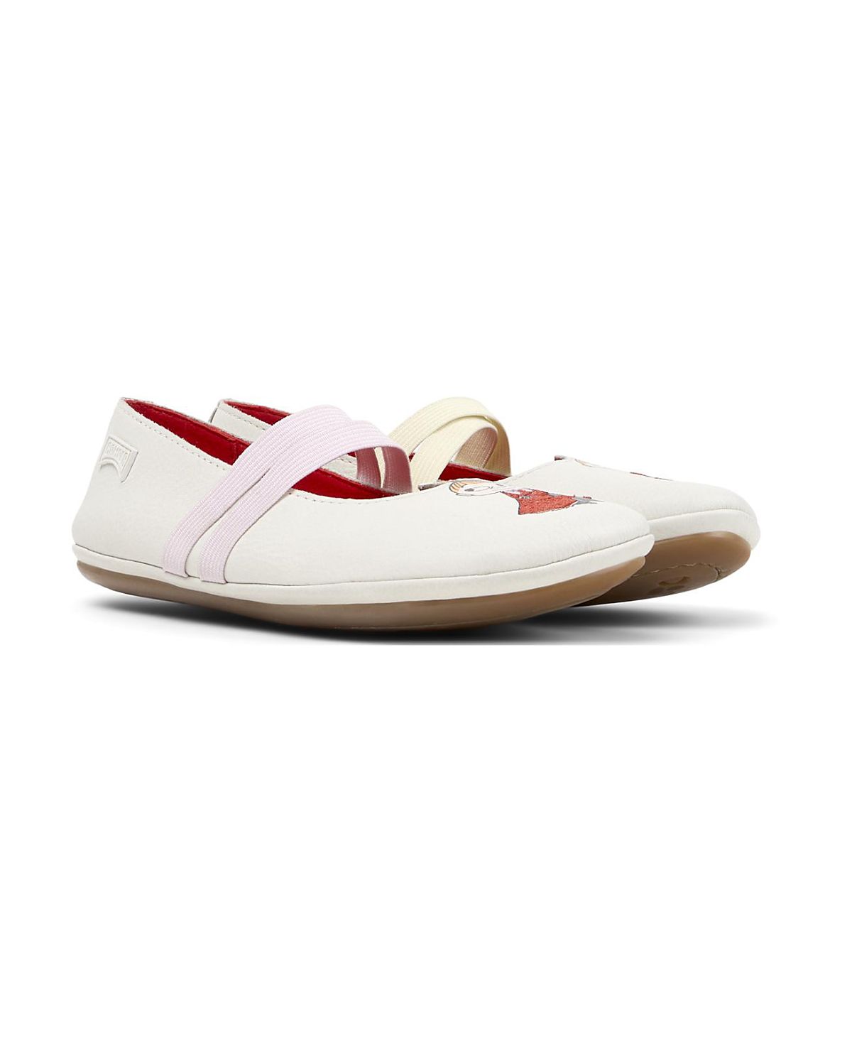 Camper Girls' Right Mismatched Leather Flats By Moomin - Toddler, Little Kid
